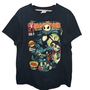 Disney The Nightmare Before Christmas Jack Skellington Book Mens T-Shirt size M